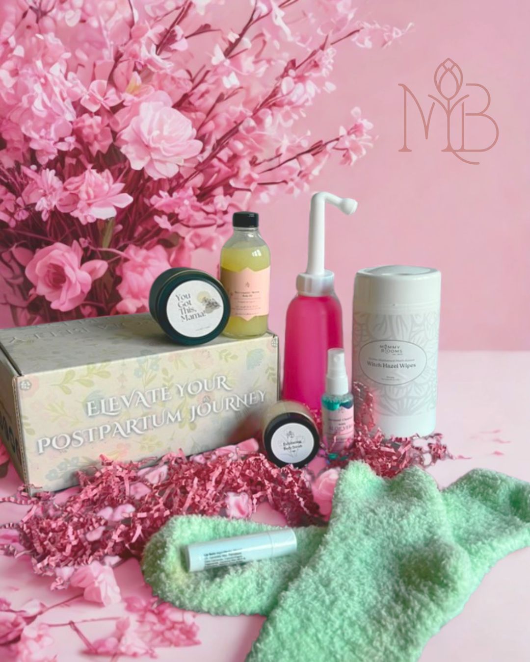 Mend & Bloom - Postpartum Self Care Kit